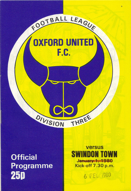 <b>Wednesday, February 6, 1980</b><br />vs. Oxford United (Away)